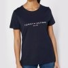 T-shirt Tommy Hilfiger koszulka bluzka damska granatowa